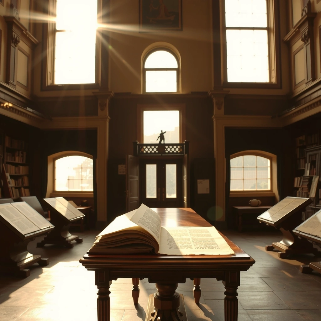 Historische Bibliothek Atmosphäre